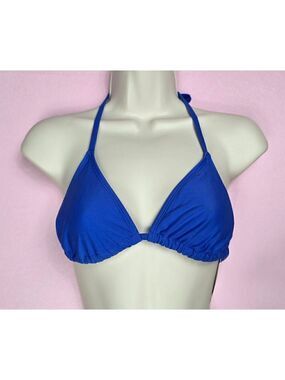 Wild Fable Blue Triangle Adjustable Bikini Top XS Jrs.